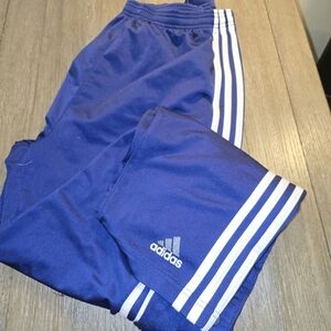 Adidas Sz. Large Navy Basketball Athletic Pants